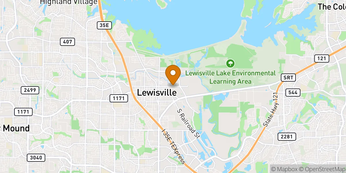 neighborhood map neighborhood map in Lewisville, TX