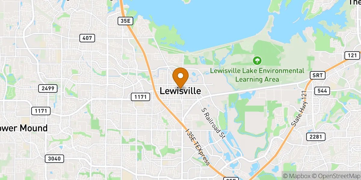 neighborhood map neighborhood map in Lewisville, TX