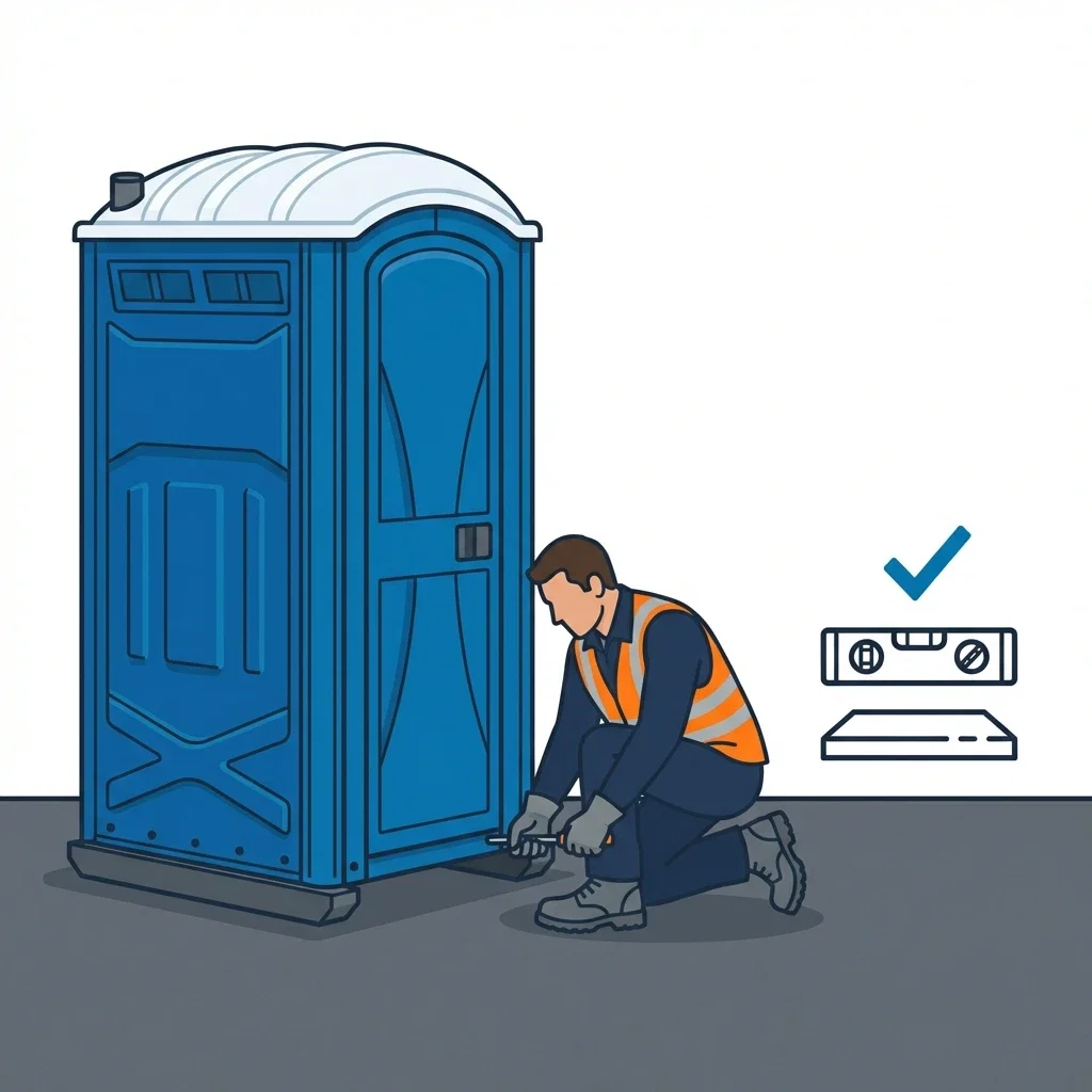 Infographic detailing flat floor entry safety indicators and symptoms in Lewisville, TX